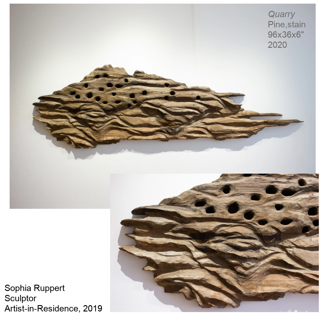 Quarry, a sculpture from drift wood, by S. Ruppert