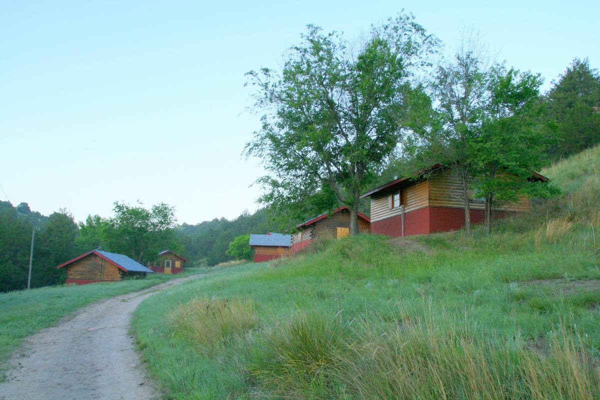 Road through the west cabins